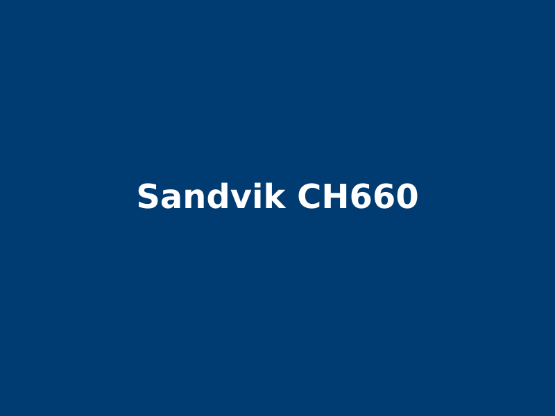 Дробилка конусная Sandvik CH660